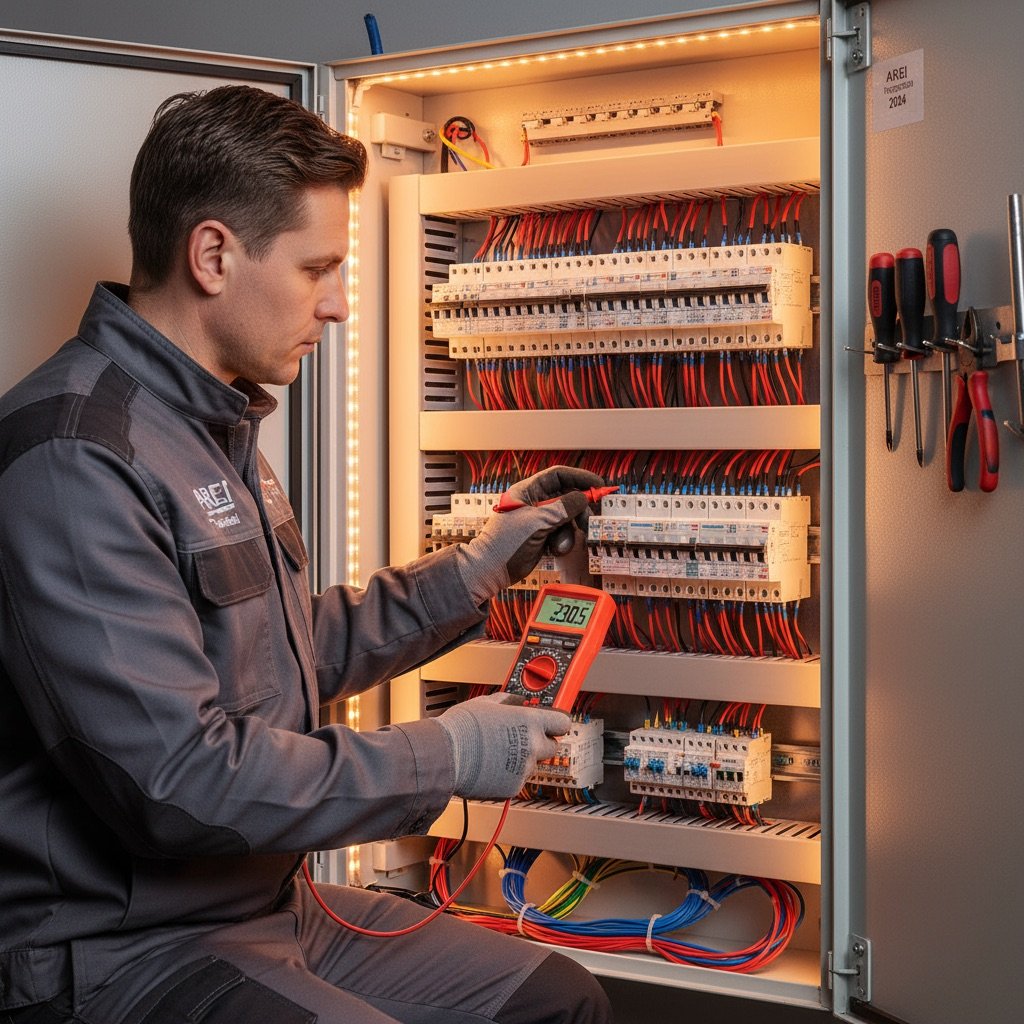 Keuring: AREI-conforme keuring uitgevoerd door Cal-Tech Lokeren